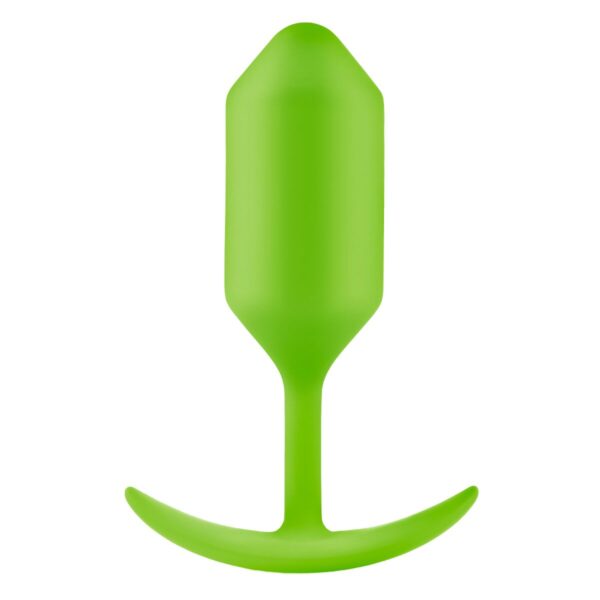 Zatyczka Analna B-Vibe 3 Kolor Zielony Limonka - obrazek 5