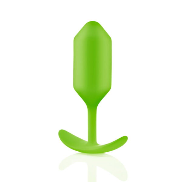 Zatyczka Analna B-Vibe 3 Kolor Zielony Limonka - obrazek 3