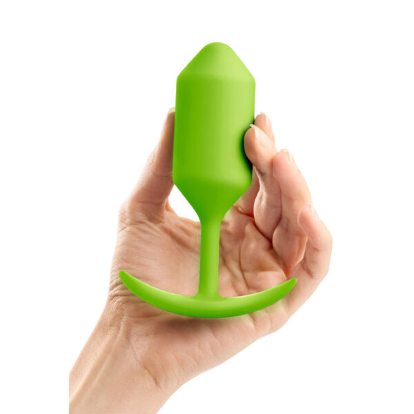 Zatyczka Analna B-Vibe 3 Kolor Zielony Limonka - obrazek 4