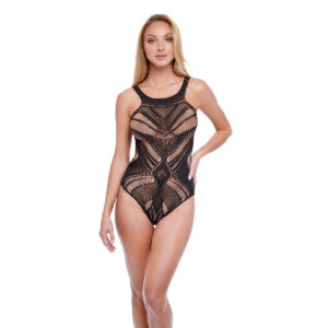 trykot Baci Lingerie Czarny Jeden rozmiar