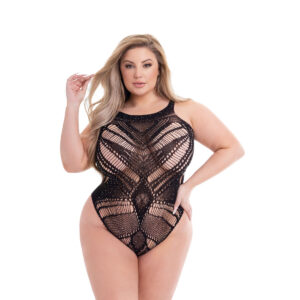 trykot Baci Lingerie Czarny Queen size