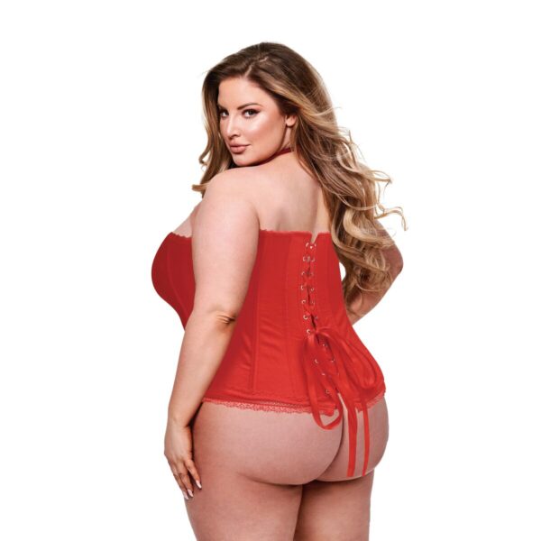 trykot Baci Lingerie Czerwony 3XL/4XL - obrazek 4