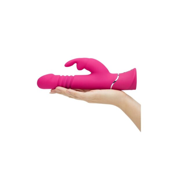 Thrusting Realistic Wibrator Happy Rabbit 01260 Różowy - obrazek 4