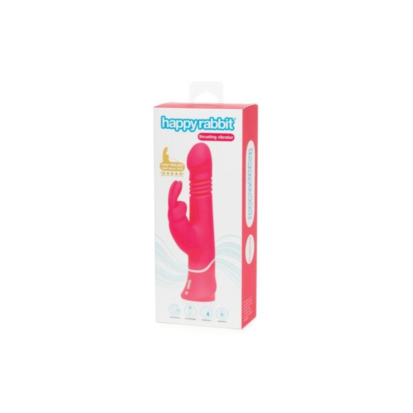 Thrusting Realistic Wibrator Happy Rabbit 01260 Różowy - obrazek 6