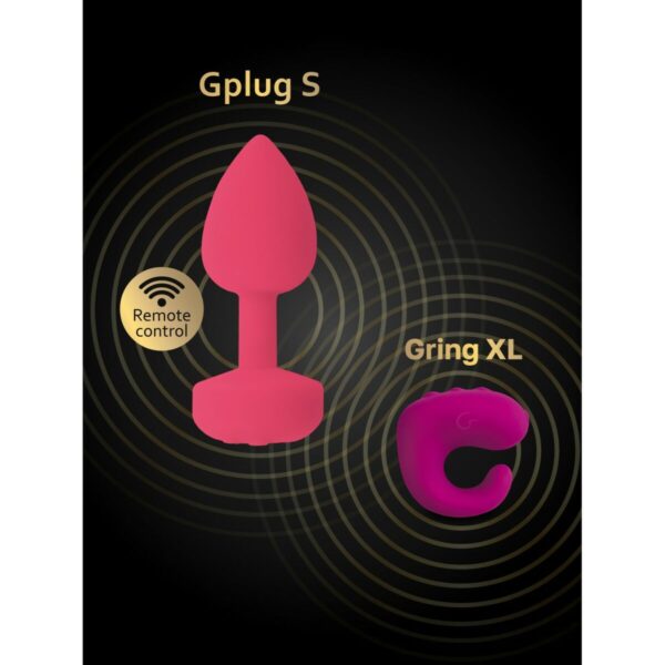 Gplug korek analny mały jaskraworóżowy Fun Toys 10165 - obrazek 6