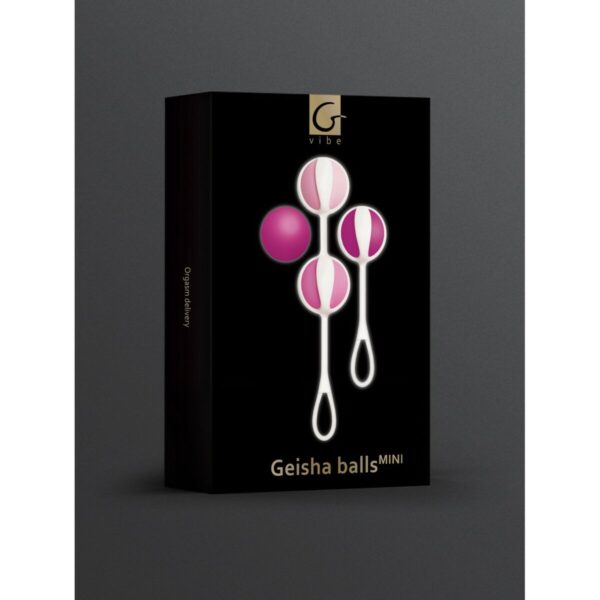 Zestaw do treningu mięśnia Kegla Gvibe Geisha Mini Fuksja - obrazek 6