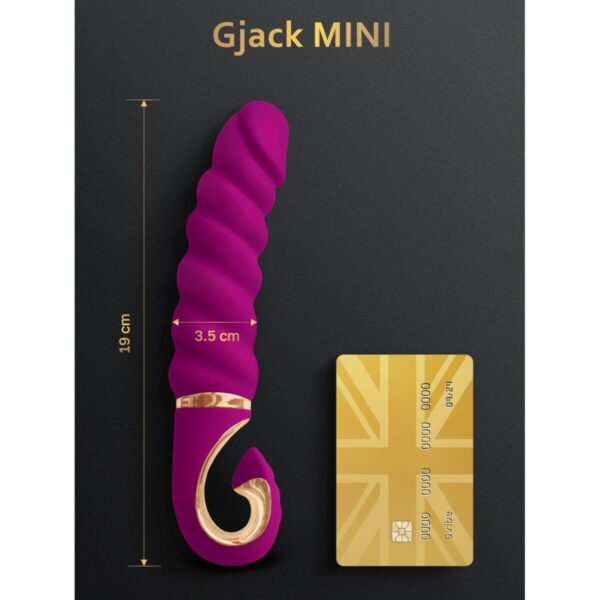 Klasyczny wibrator Gvibe Gjack Fioletowy - obrazek 4