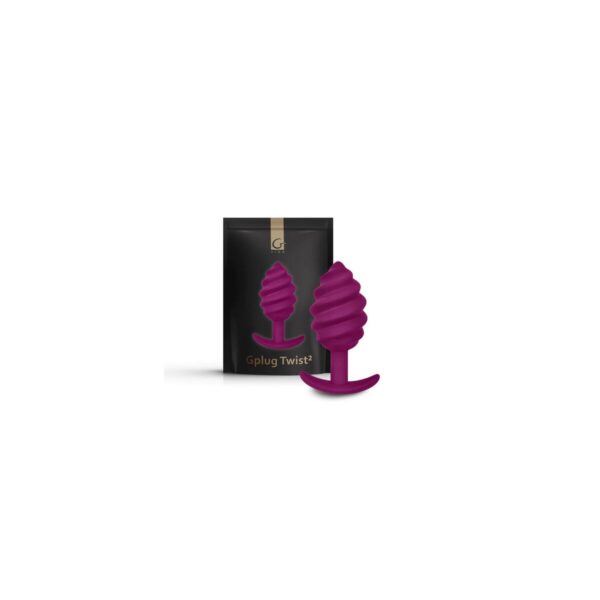 Zatyczka Analna Gvibe Gplug Twist 2 Sweet Purpura - obrazek 3