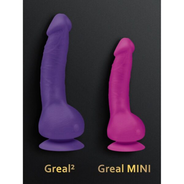 Dildo Gvibe Greal Mini Fuksja - obrazek 6