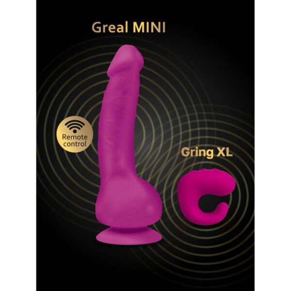 Dildo Gvibe Greal Mini Fuksja - obrazek 7
