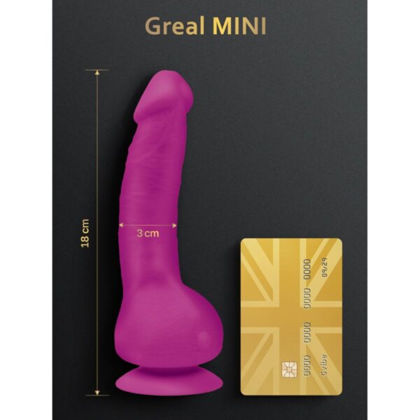 Dildo Gvibe Greal Mini Fuksja - obrazek 8