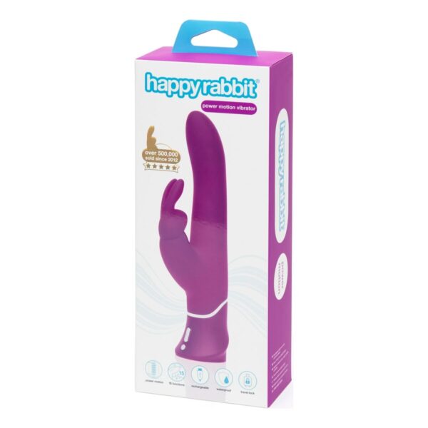 Wibrator w kształcie króliczka Happy Rabbit Różowy - obrazek 3