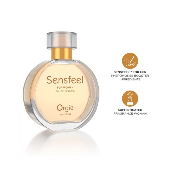 Perfumy erotyczne Orgie 50 ml Z feromonami Kobieta Sensfeel - obrazek 3