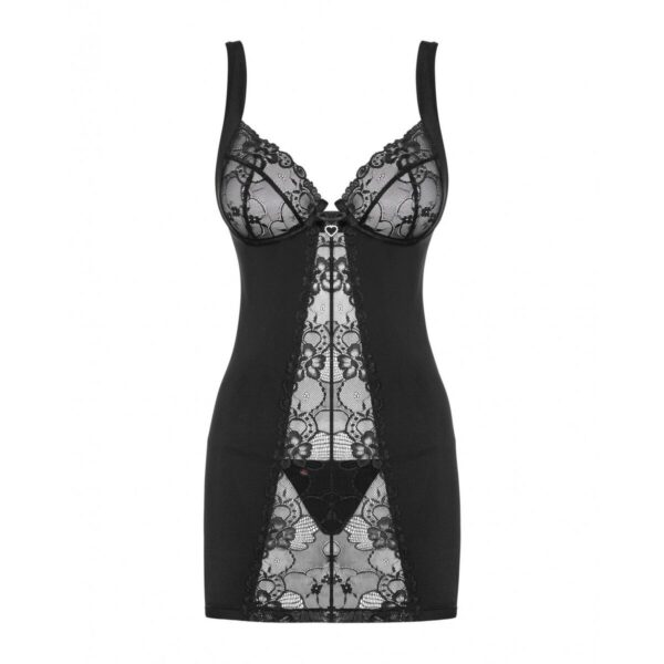 Babydoll Obsessive Czarny L/XL