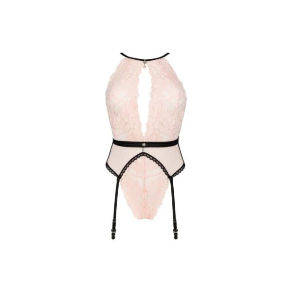 Koronkowe Body Obsessive Lilines S/M - obrazek 3