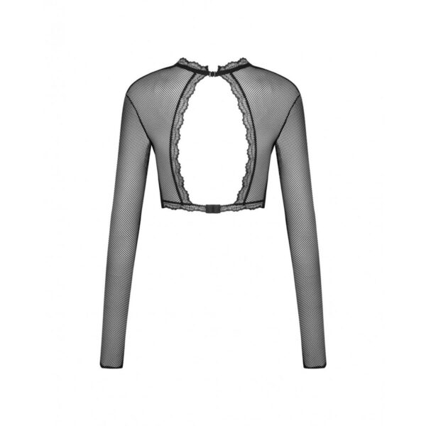 Biustonosz Obsessive Mibelia Czarny M/L - obrazek 5