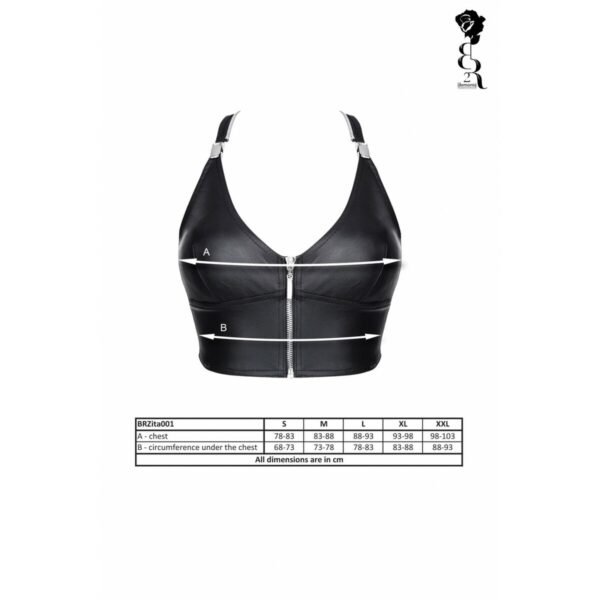 Gorset Demoniq Czarny XL - obrazek 3