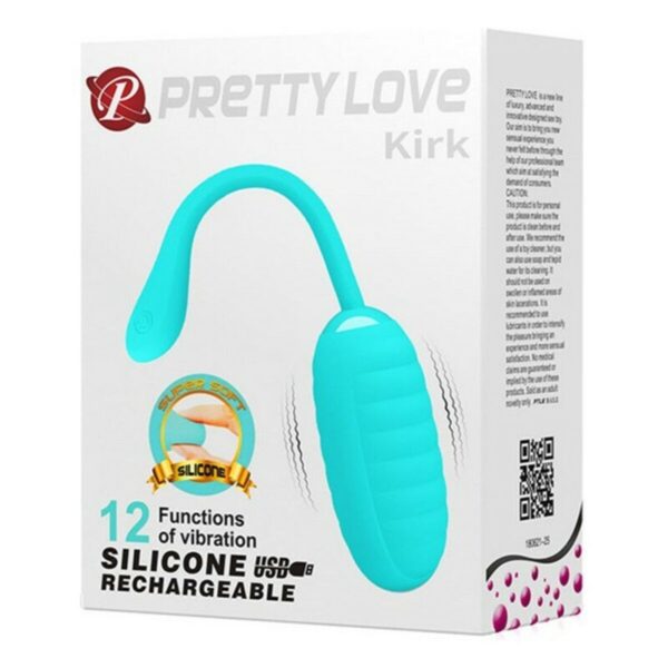 Wibrujące jajo Pretty Love Kirk Niebieski (Ø 3,5 cm) - obrazek 4