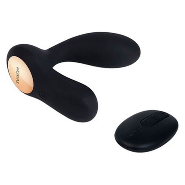 Czarny silikonowy masażer prostaty Vick Powerful Plug Svakom - obrazek 2