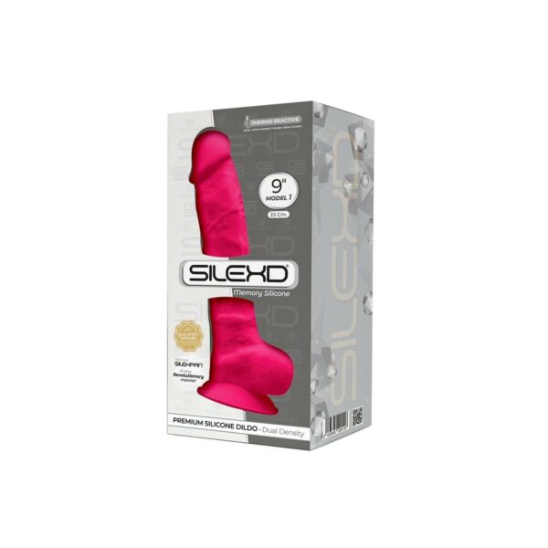 Realistyczne dildo Silexd Różowy - obrazek 2
