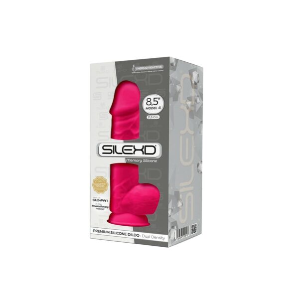 Dildo Silexd Różowy - obrazek 3