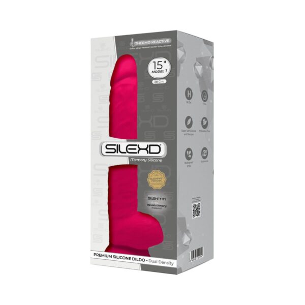 Dildo Silexd Różowy - obrazek 2