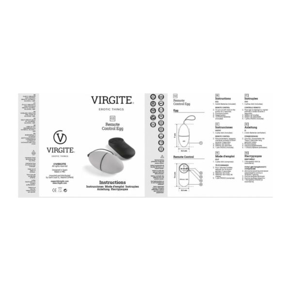 Wibrujący pocisk Virgite Czarny - obrazek 6
