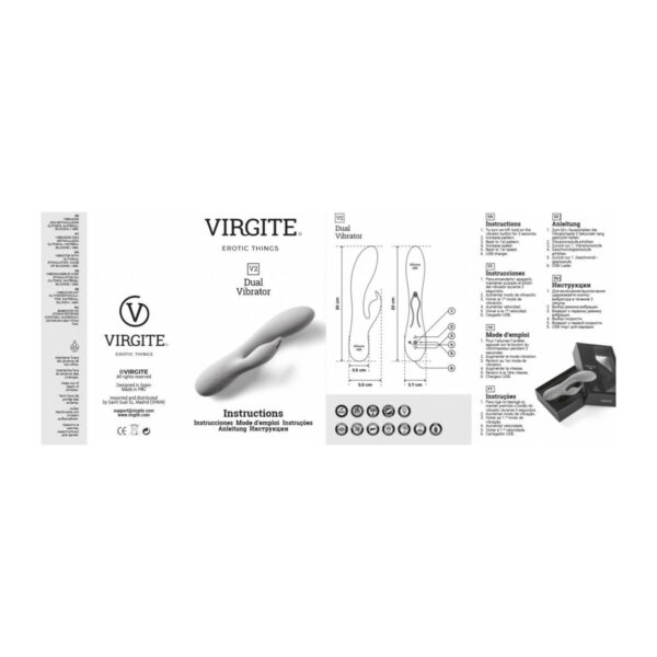 Wibrator Virgite Fioletowy - obrazek 4