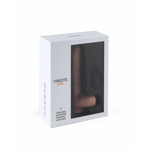 Realistyczny wibrator Virgite 19 cm - obrazek 5