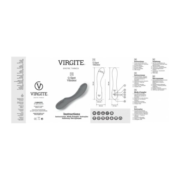 Wibrator punktu G Virgite Fioletowy - obrazek 6