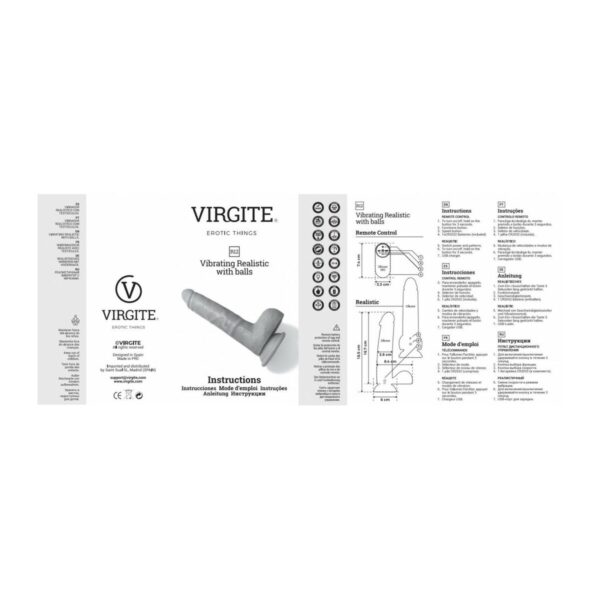 Realistyczny wibrator Virgite - obrazek 3