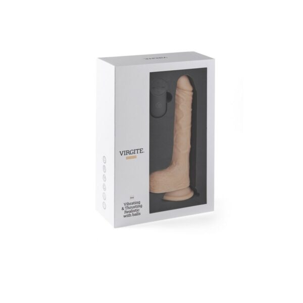 Realistyczny wibrator Virgite 23 cm - obrazek 2