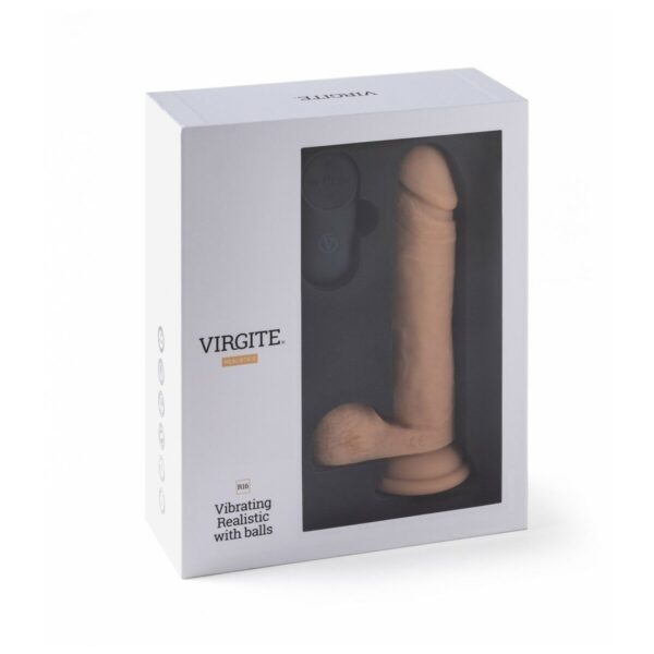 Realistyczny wibrator Virgite 16 cm - obrazek 4