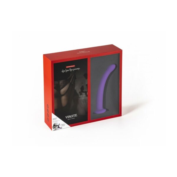 Dildo Strap-On Virgite Fioletowy L - obrazek 8