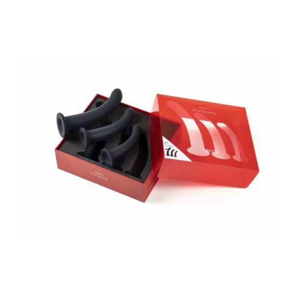 Dildo Virgite Czarny S/M/L Set - obrazek 5