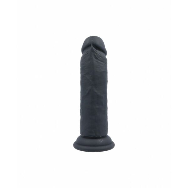 Realistyczne dildo Virgite R11 Czarny 14,4 cm - obrazek 2