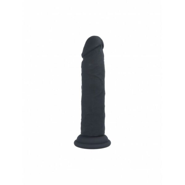 Realistyczne dildo Virgite R15 Czarny 16,5 cm - obrazek 5