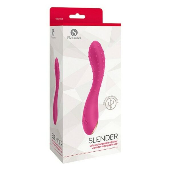 Wibrator punktu G S Pleasures Slender Różowy - obrazek 2