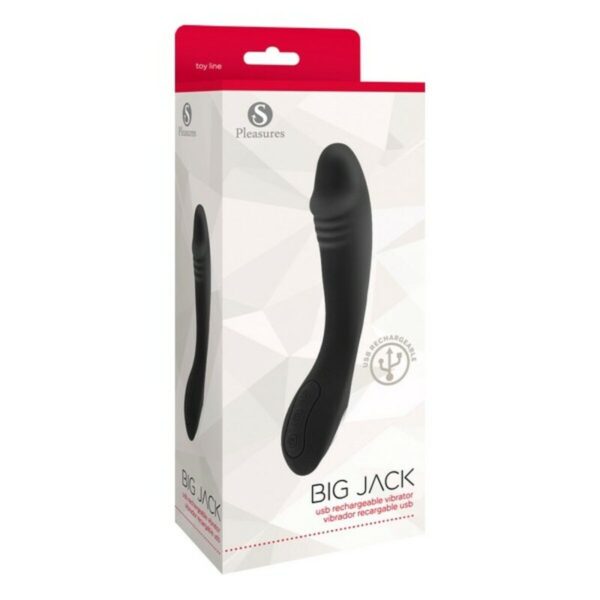 Wibrator punktu G S Pleasures Big Jack Czarny - obrazek 4