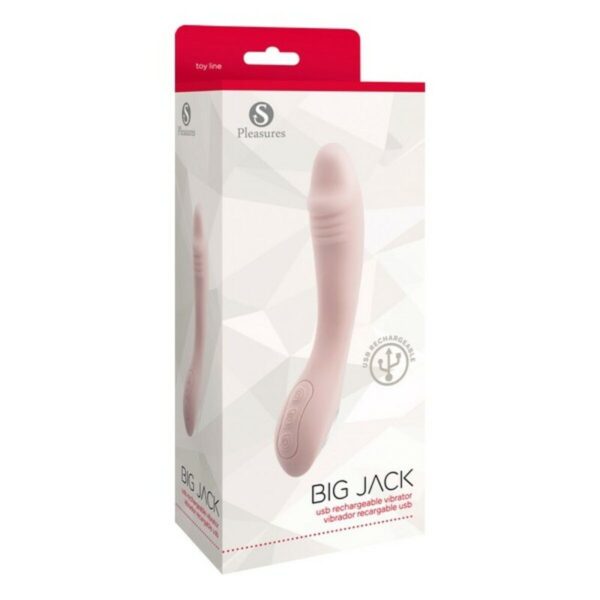 Wibrator punktu G S Pleasures Big Jack Różowy - obrazek 3