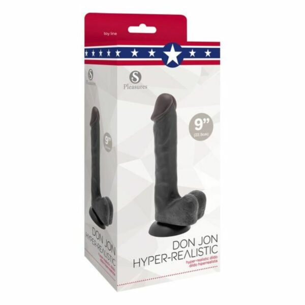 Realistyczne dildo S Pleasures Don Jon Silikon (18 cm) - obrazek 3
