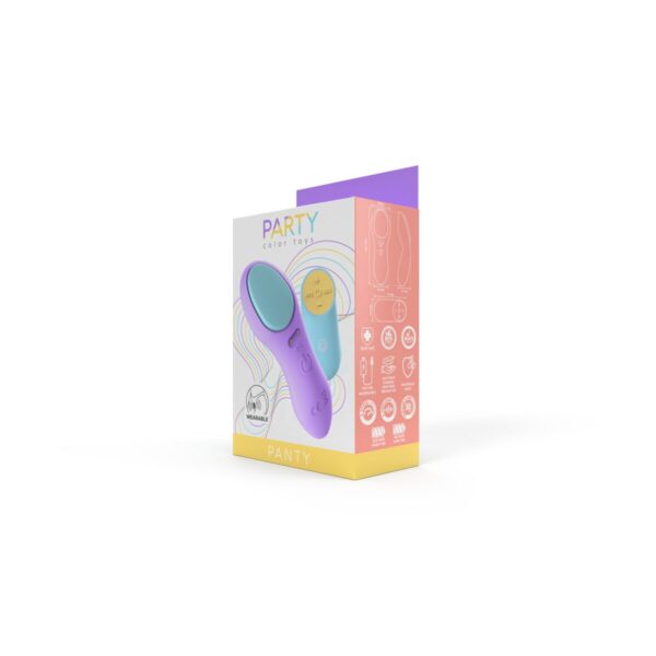 Masażer dla par Party Color Toys Liliowy - obrazek 2