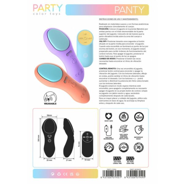 Masażer dla par Party Color Toys - obrazek 3