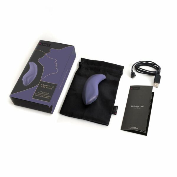 Masażer B Swish Bcurious Premium Liliowy - obrazek 5