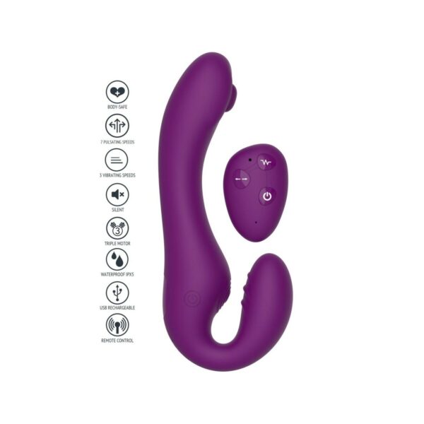 Wibrator punktu G Toy Joy Fioletowy - obrazek 3