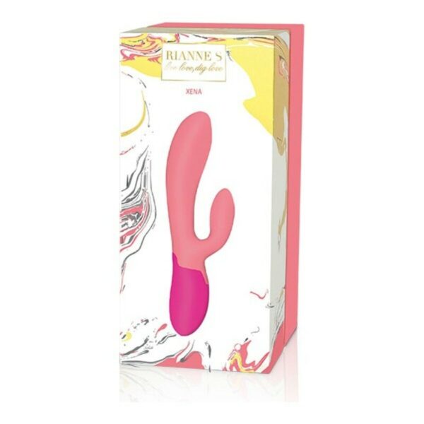 Wibrator Podwójnej Stymulacji Rianne S Essentials Xena Rabbit Koral Różowy - obrazek 2