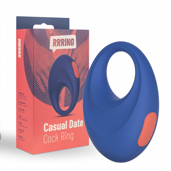 Pierścień Erekcyjny Trójpak FeelzToys RRRING Casual Date Wibrator (31 mm)