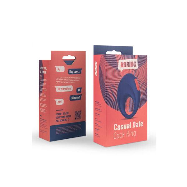 Pierścień Erekcyjny Trójpak FeelzToys RRRING Casual Date Wibrator (31 mm) - obrazek 2