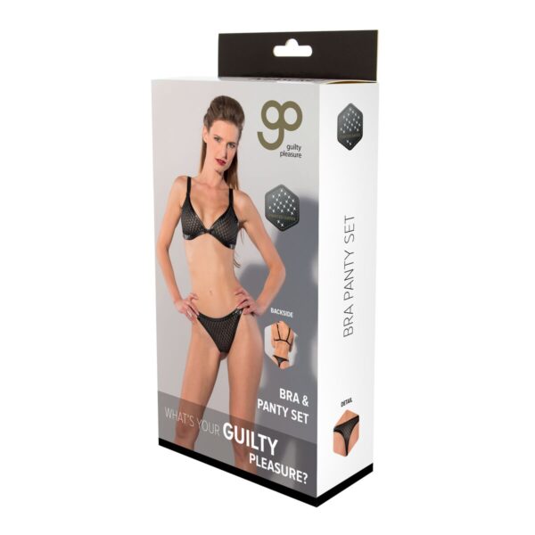 Zestaw bielizny Guilty Pleasure Czarny (XL)