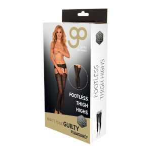 Pas do pończoch Guilty Pleasure Czarny XL